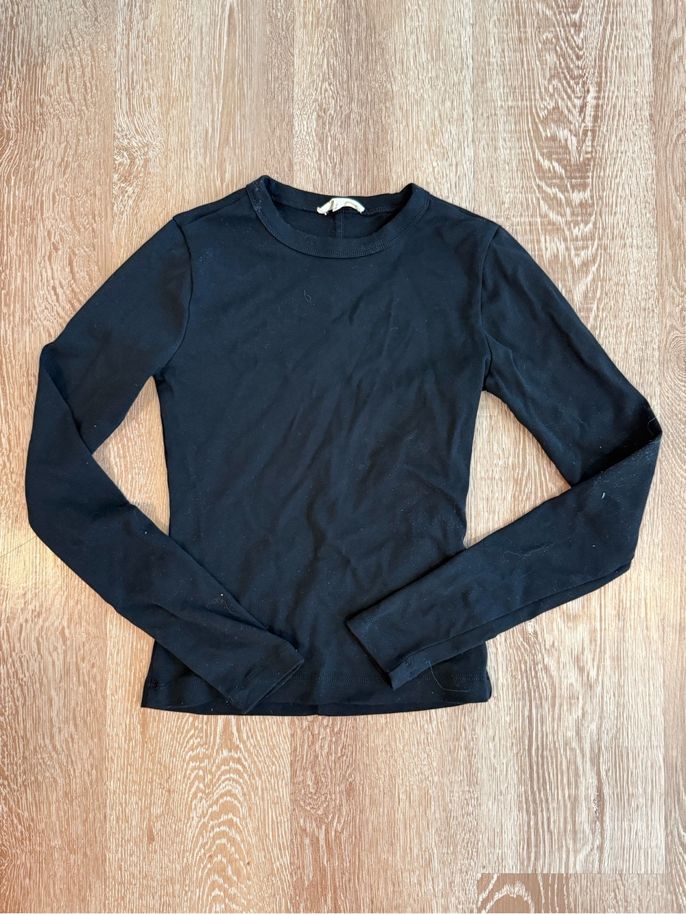 Madewell 90’s crewneck compact cotton long sleeve t-shirt